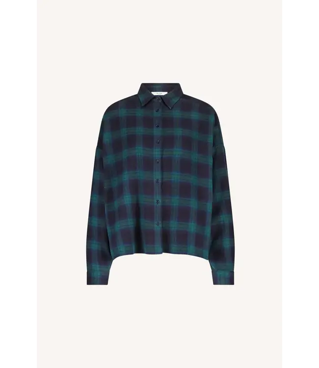 25512061/bottle green check  jada check blouse
