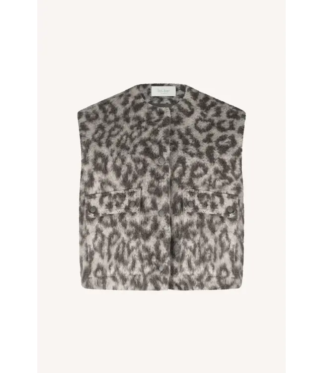 25519012/leopard print  maggie sleeveless leo jacket
