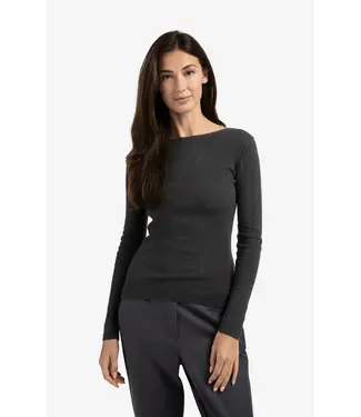 YAYA 01-000371-508/90205  Fine knitted top with texture and long sleeves YAYA 01-000371-508/90205  Fine knitted top with texture and long sleeves