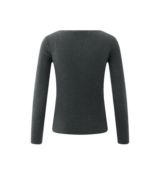 01-000371-508/90205  Fine knitted top with texture and long sleeves