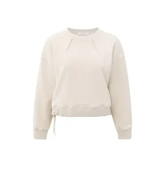 YAYA 01-109094-508/99005  Sweatshirt with pleat details and side drawstring