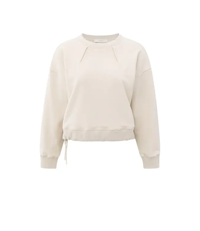 01-109094-508/99005  Sweatshirt with pleat details and side drawstring