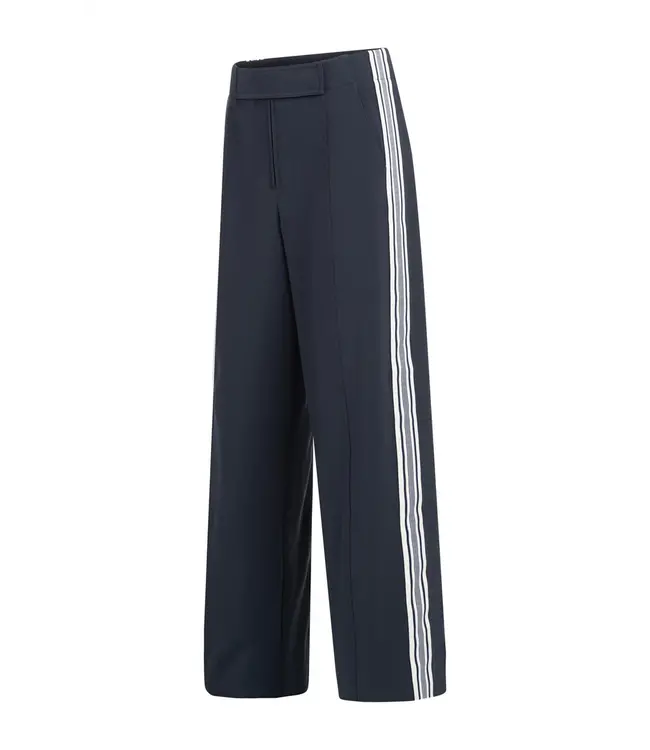 01-301215-508/94016  High waist trousers with side stripes