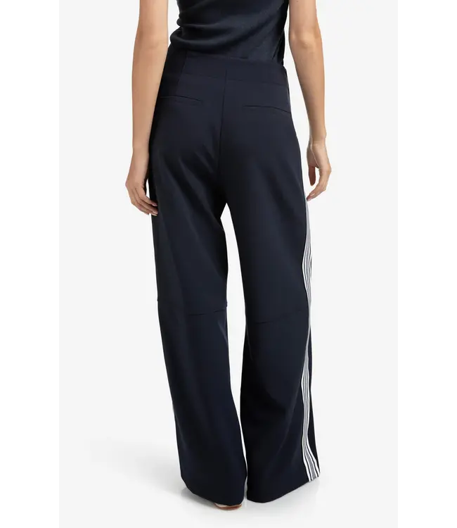 01-301215-508/94016  High waist trousers with side stripes