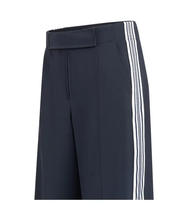 01-301215-508/94016  High waist trousers with side stripes