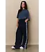 YAYA 01-301215-508/94016  High waist trousers with side stripes