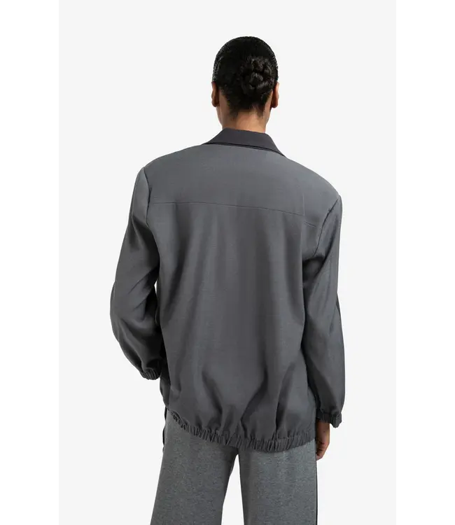 01-501071-508/90205  Loose fit blazer with bomber details