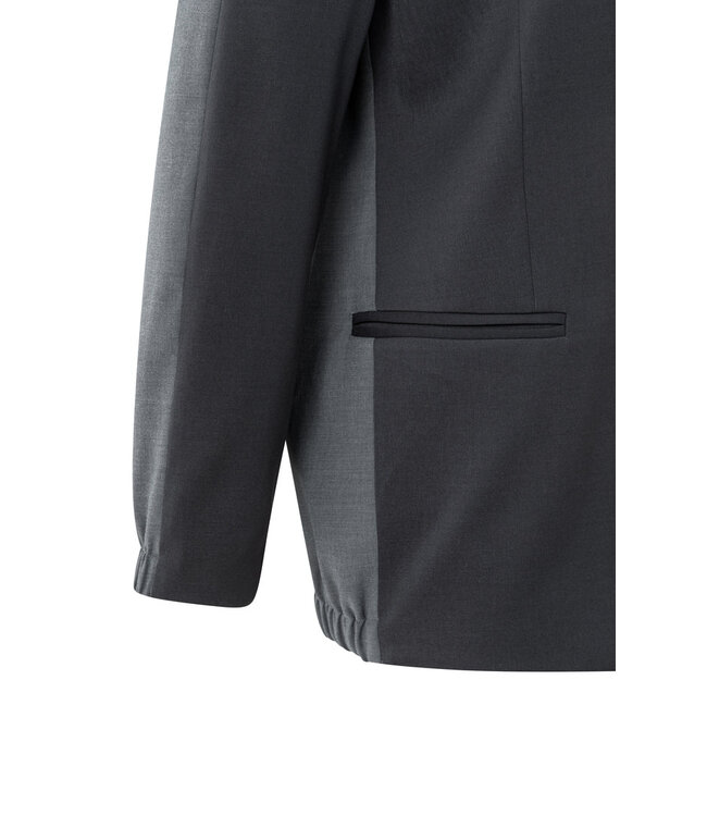 01-501071-508/90205  Loose fit blazer with bomber details