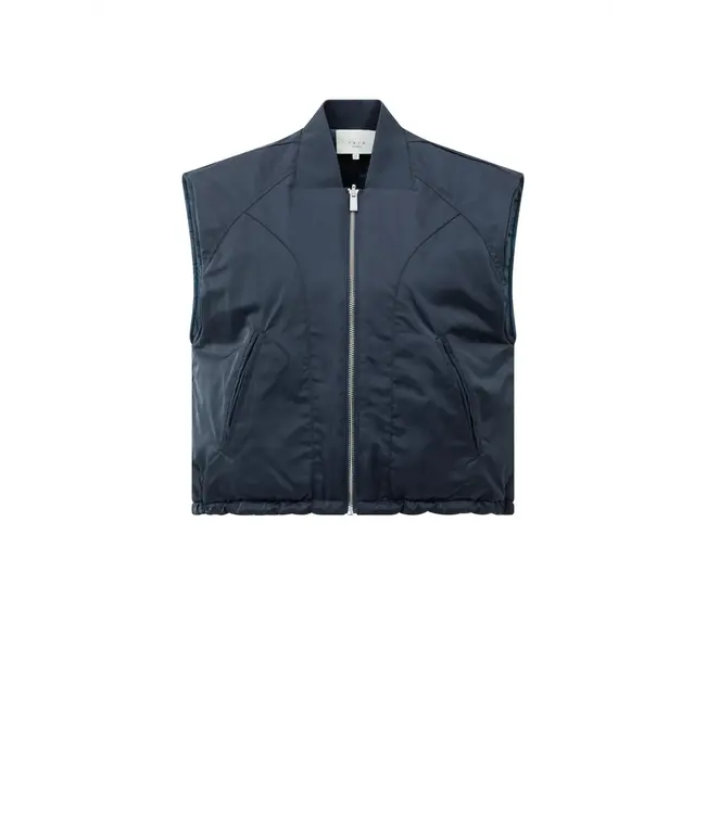 02-021005-508/94016  Reversible padded bodywarmer with zip closure