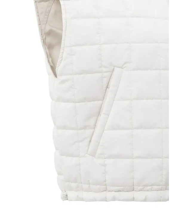 02-021005-508/99013  Reversible padded bodywarmer with zip closure