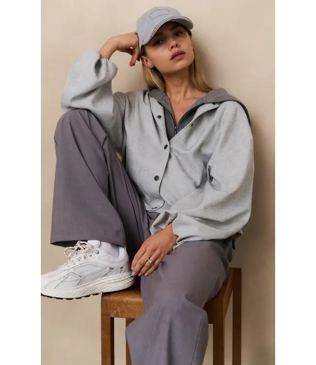 01-511039-508/99021  Jacket with balloon shape and snap buttons