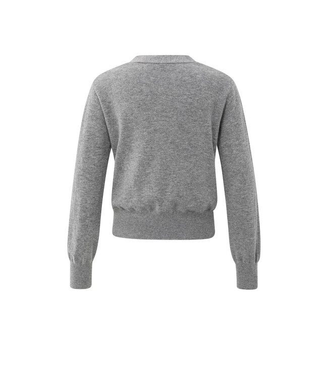 01-010122-508/99022  Cardigan with V-neck and tie waist