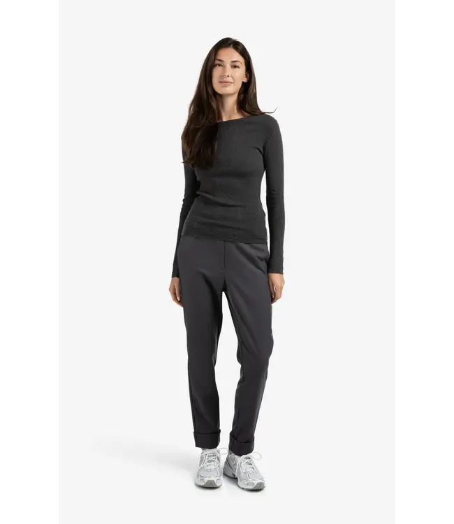 01-301076-508/90205  Trousers with elastic waistband and turned-up hem