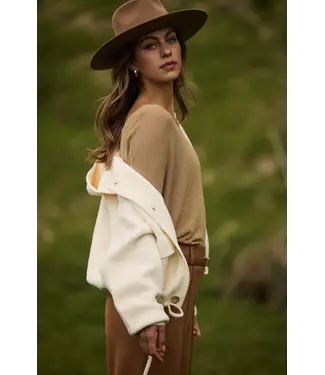 NUKUS NKS01022/Camel  Dina Top Lurex
