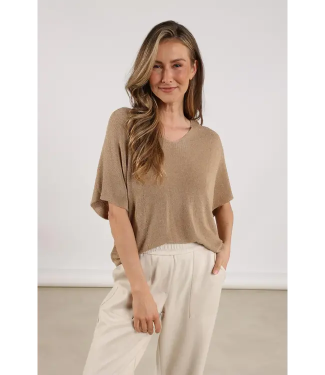 NKS01022/Camel  Dina Top Lurex
