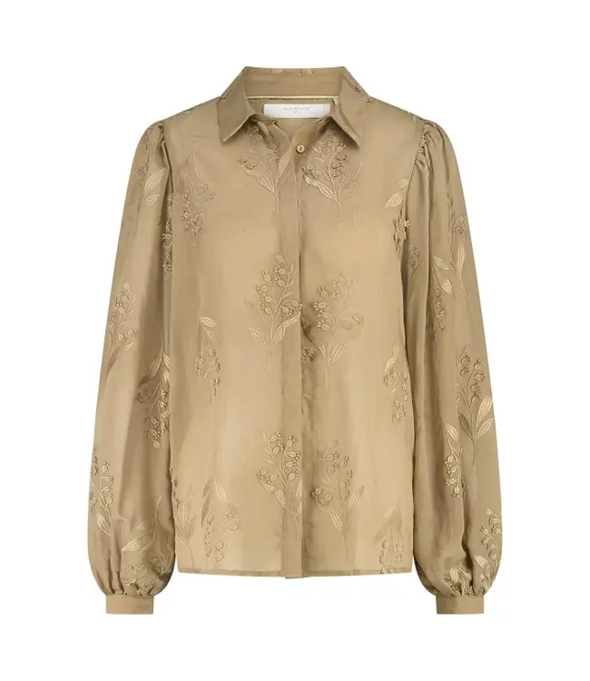 NKF02038/Camel  Jolies Blouse Embroidery