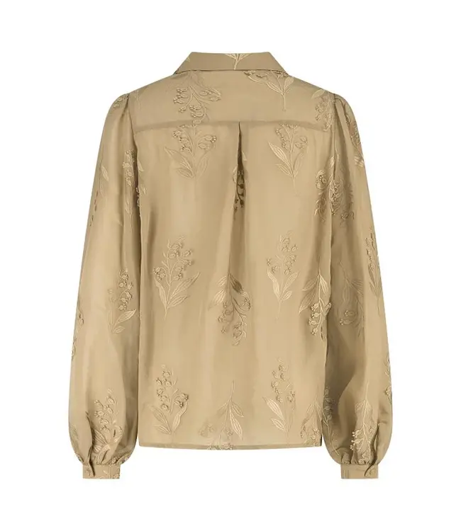 NKF02038/Camel  Jolies Blouse Embroidery