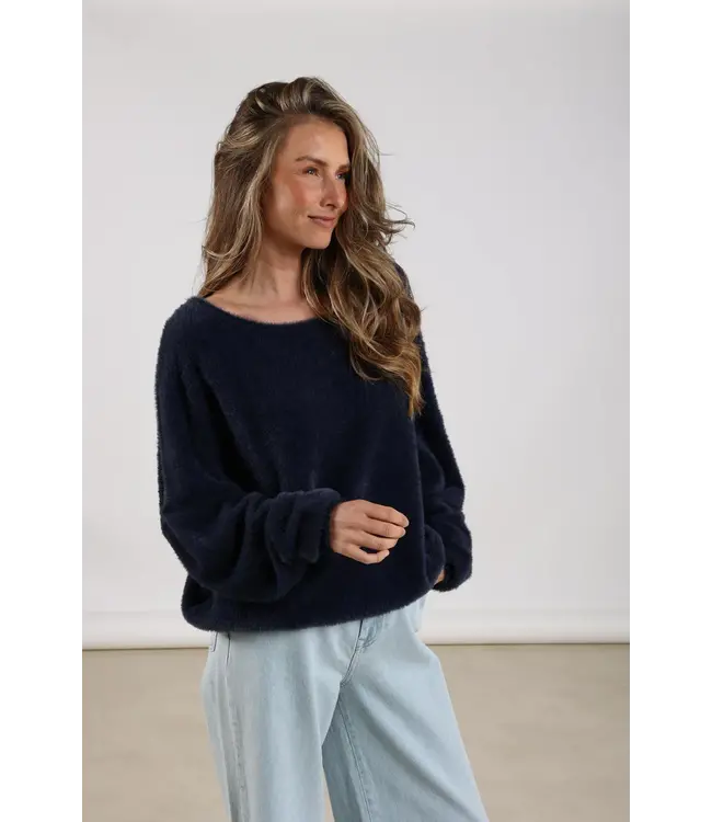 NKF03022/Navy  Mathilde Pullover Soft