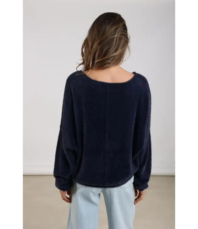 NKF03022/Navy  Mathilde Pullover Soft