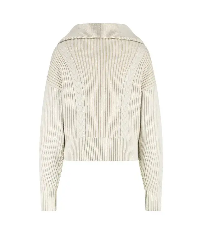 NKF03025/Sand  Clair Pullover Zipper