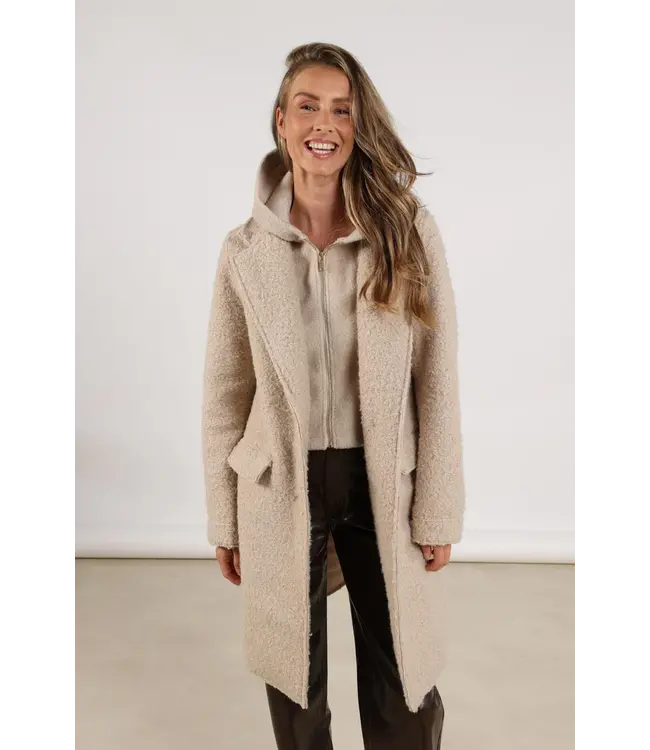 NKF12003/Sand  Inna Jacket Boucle