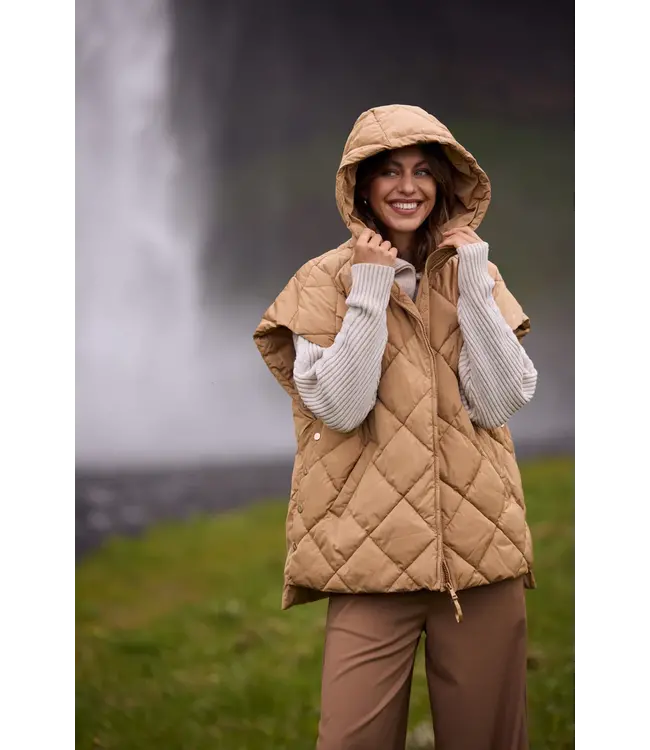 NKF13062/Camel  Willow Jacket