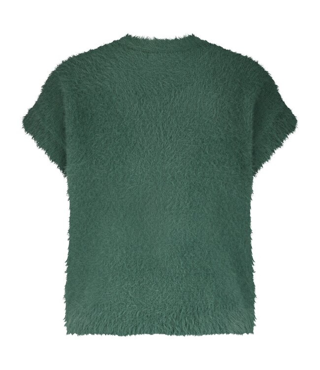 SRB4672/Pine  Sleeveless Fuzzy