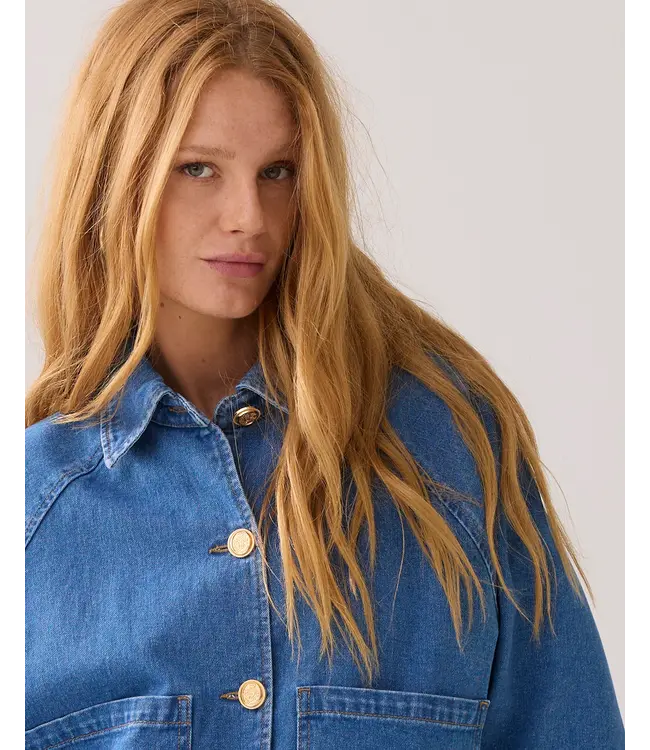 1s1244-5199/000453-Denim  Denim jacket sky twill denim