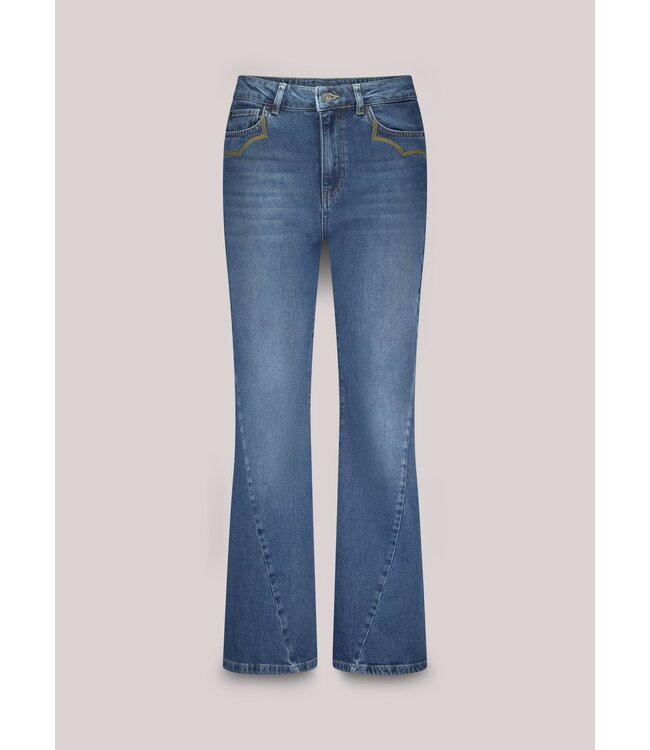 4s2861-5185/000453-Denim  Flared jeans twill comford denim