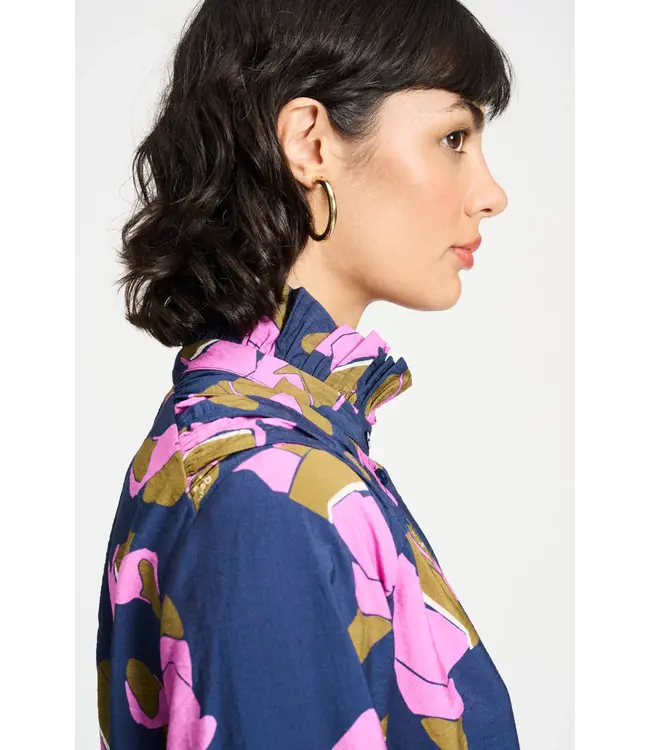 SP9257/Blue  BLOUSE - Les Croissants