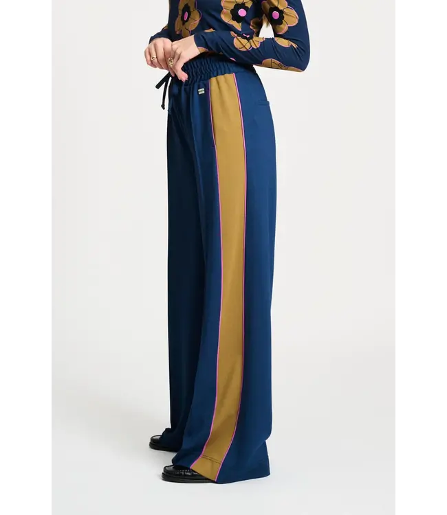 SP9261/Blue  PANTS - Colourblock Nightfall Blue