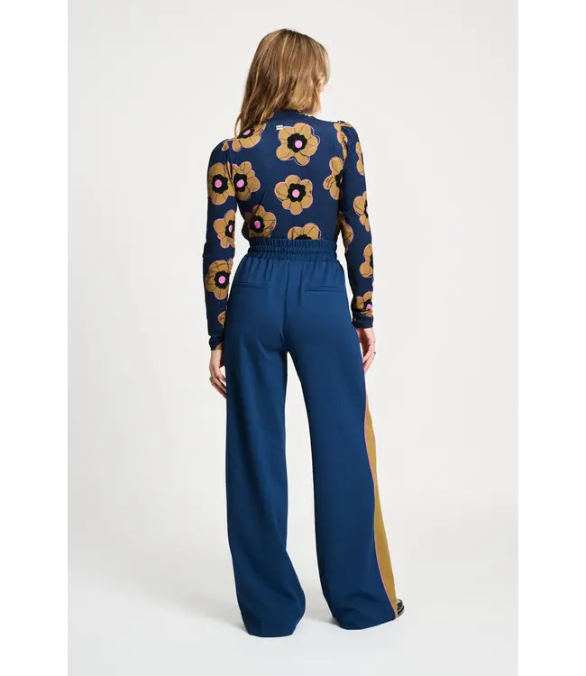 SP9261/Blue  PANTS - Colourblock Nightfall Blue