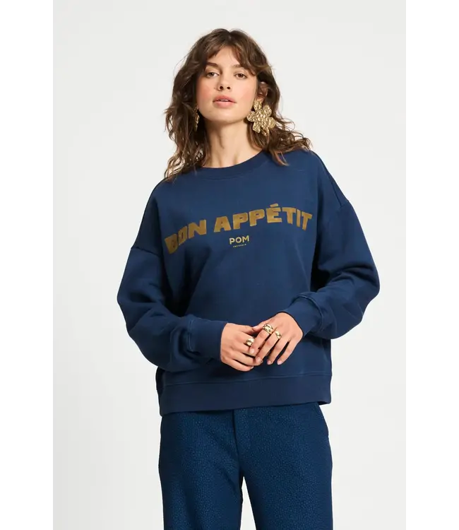 SP9265/Blue  SWEATER - Bon Appetit