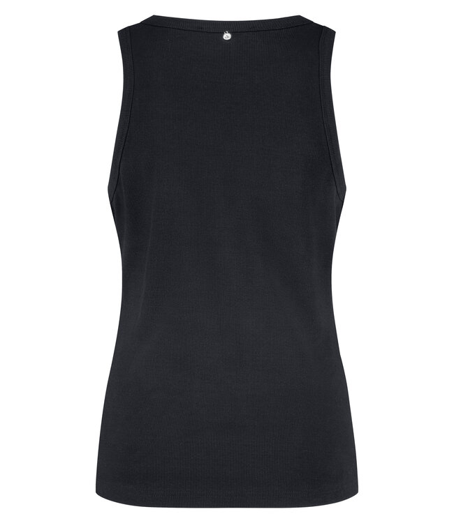 Q09-17-401/009000-Black  Rhinestone Singlet