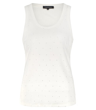Tramontana Q09-17-401/001100-OffWhite  Rhinestone Singlet