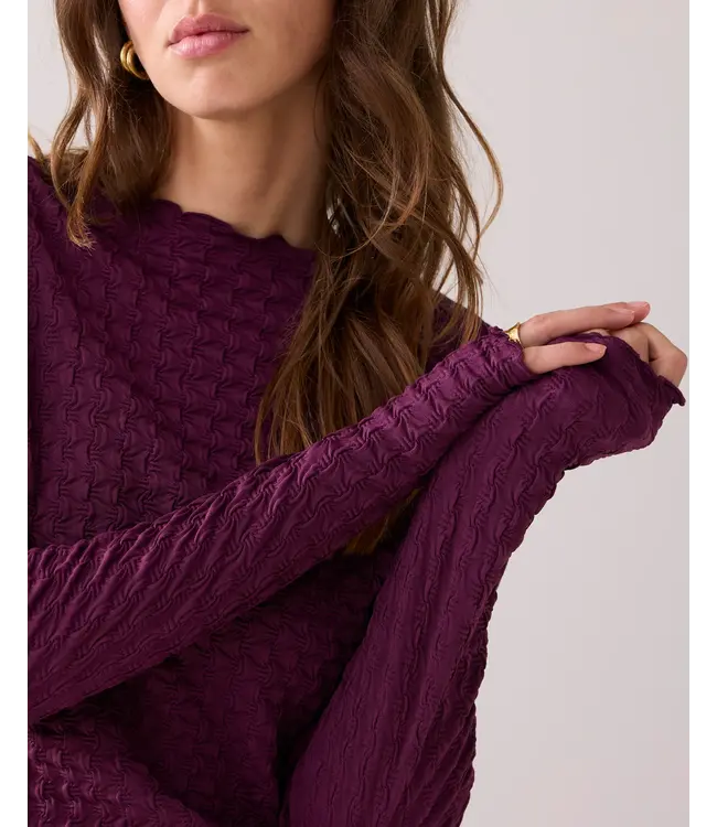 3s5166-30721/000324-WineBerry  Top Structure jersey