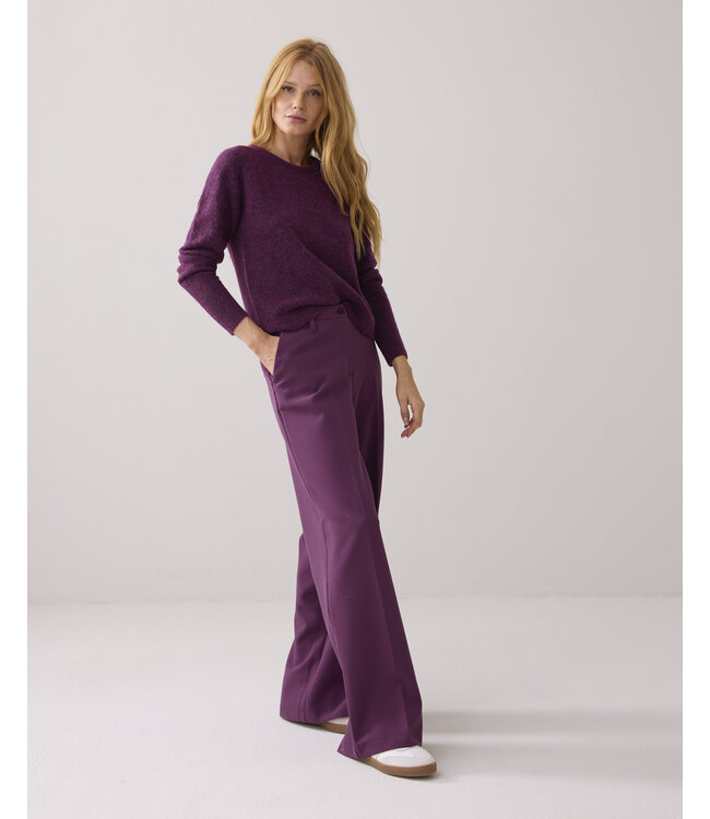 4s2369-11680/000324-WineBerry  Trousers Foam uni