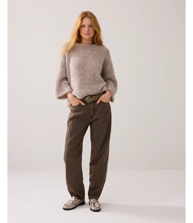 4s2870-5140/000655-DarkCamo  Loose fit coloured denim