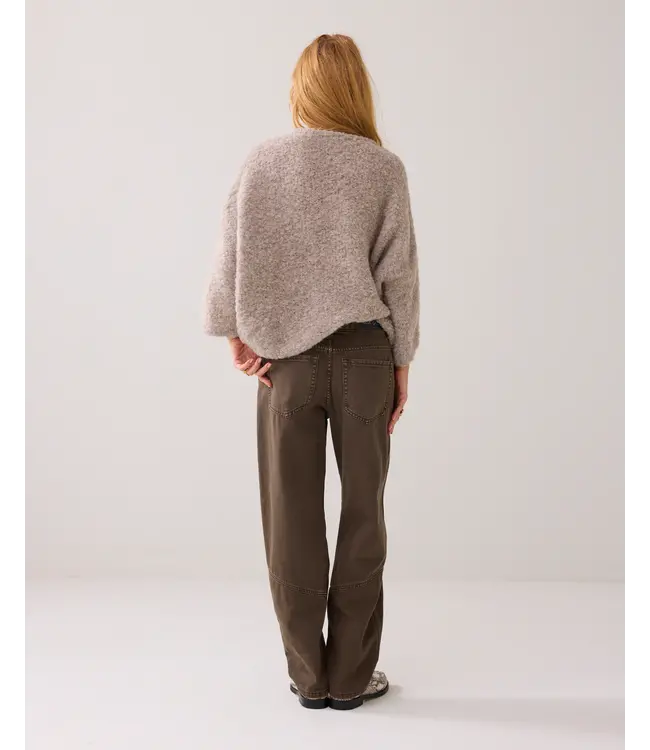 4s2870-5140/000655-DarkCamo  Loose fit coloured denim