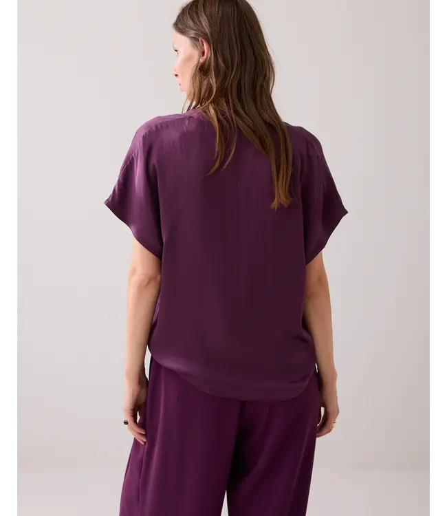 2s3324-11817/000324-WineBerry  Top sleeveless Silky touch