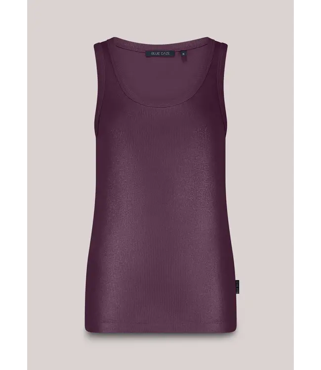 3s4873-5138/000324-WineBerry  Rib tanktop cotton rib