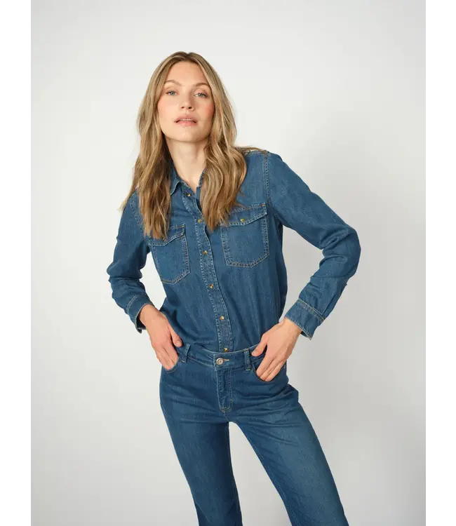 174670/Blue  MMNatalie Denim Shirt