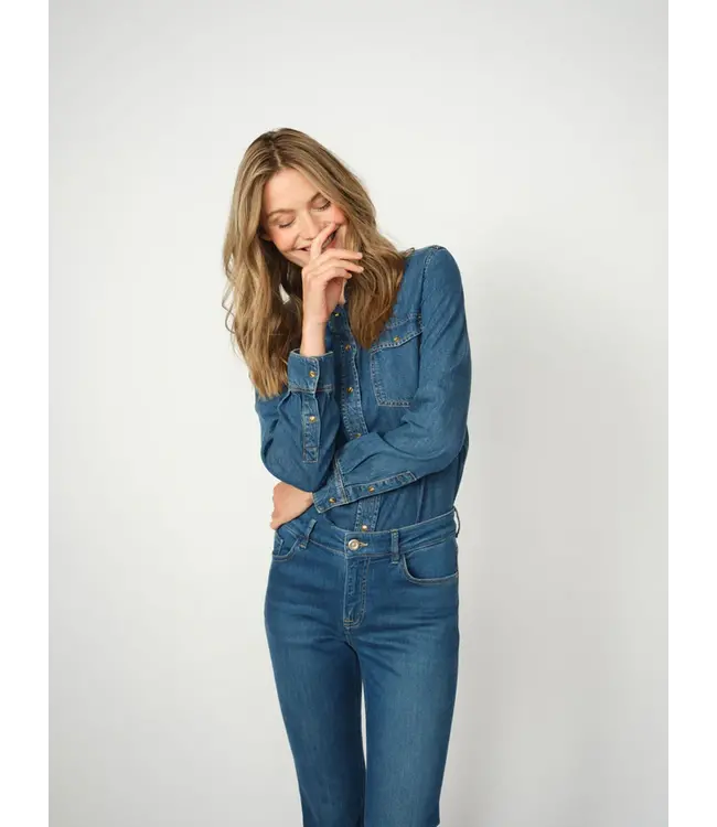 174670/Blue  MMNatalie Denim Shirt