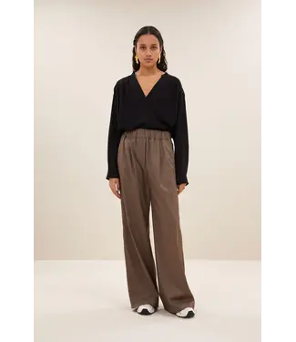by-bar 25518005/biscuit melee  benji melange pants