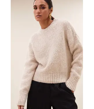 by-bar 25515015/chalk  sonny bulky pullover
