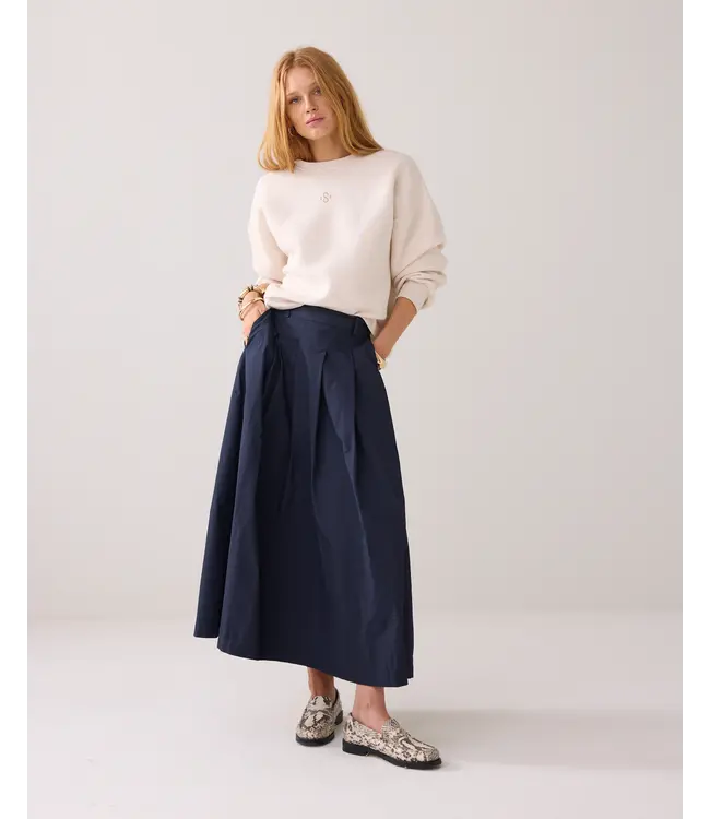Hamburg-30413/000122-Ivory  Sweatshirt Soft sweat
