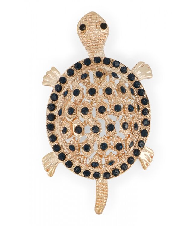2529001/Roze  Broche Schildpad