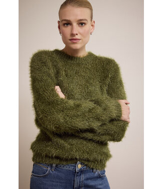 Tramontana Y08-17-601/006501-Moss  Hairy Yarn Jumper