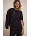 Tramontana E01-17-401/009000-Black  Structured Short-Sleeve Top