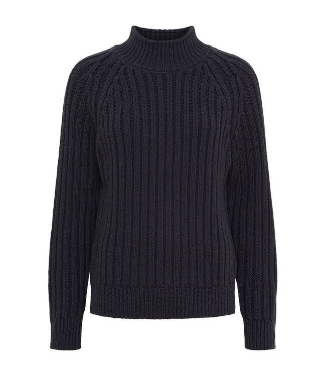 W25.57702/640Navy  Gwen Highneck Pullover